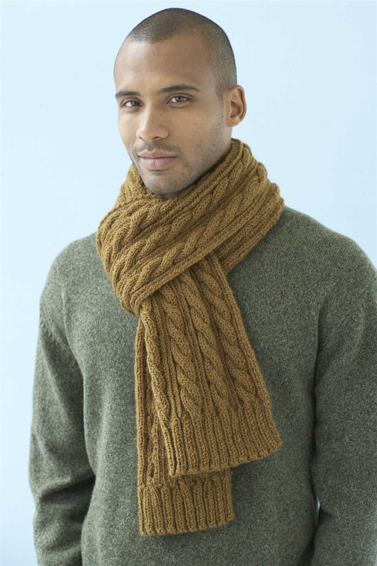 Mens knit scarf pattern