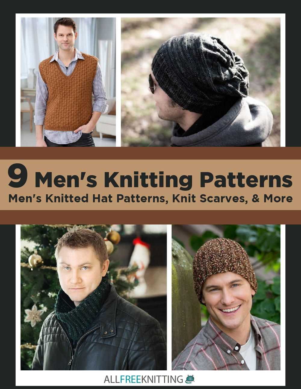 Mens knit scarf pattern easy