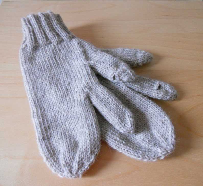 Mens knitted mittens free pattern