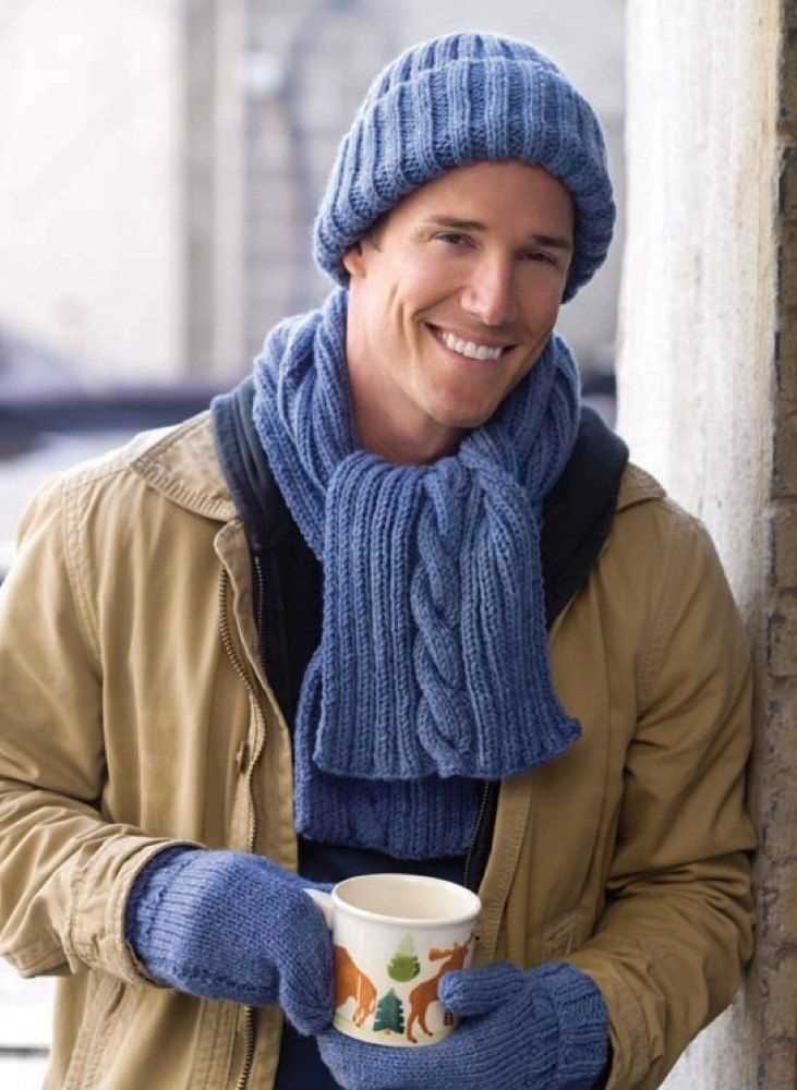 Mens scarf pattern knit free