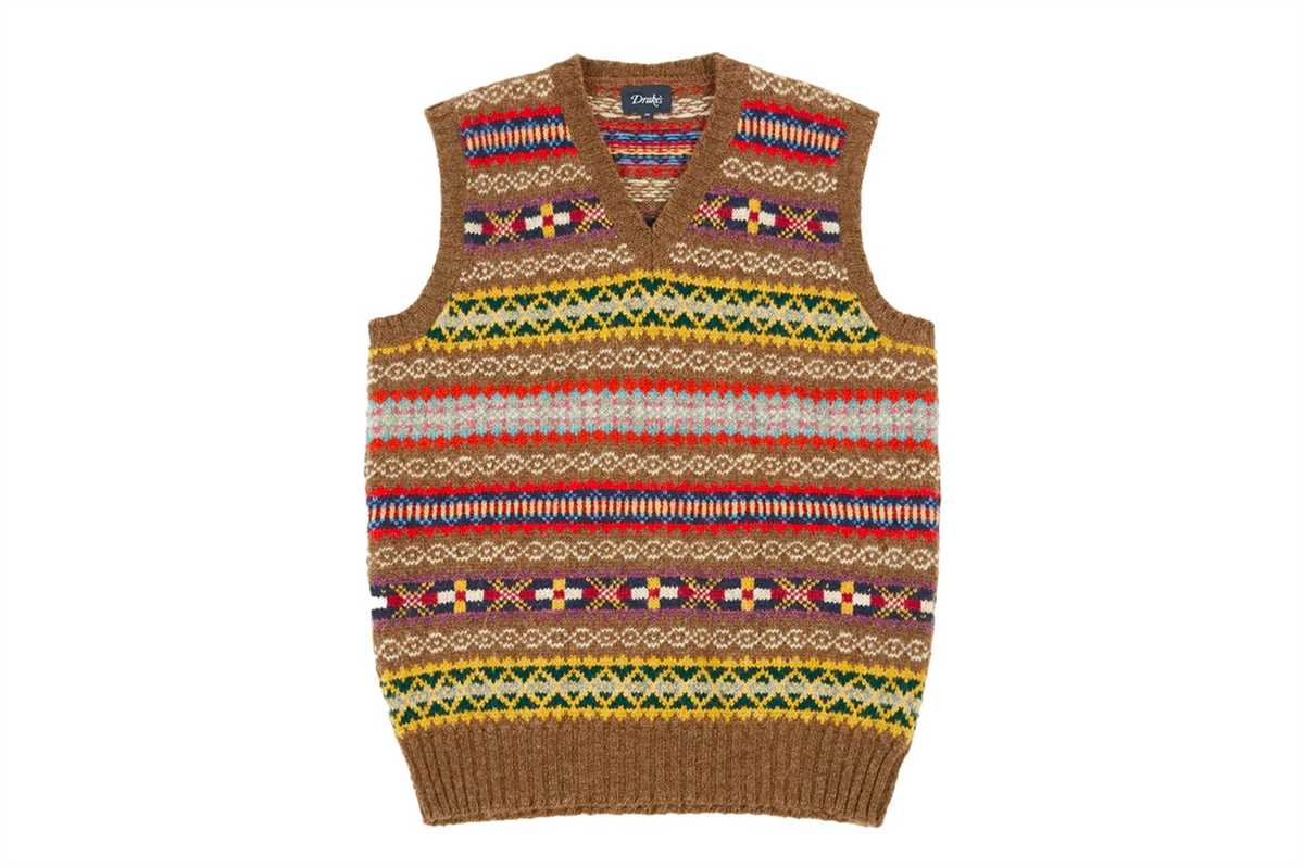 Mens sleeveless jumper knitting pattern