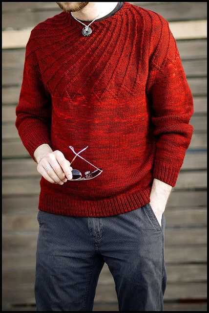 Mens sweater knitting pattern ravelry