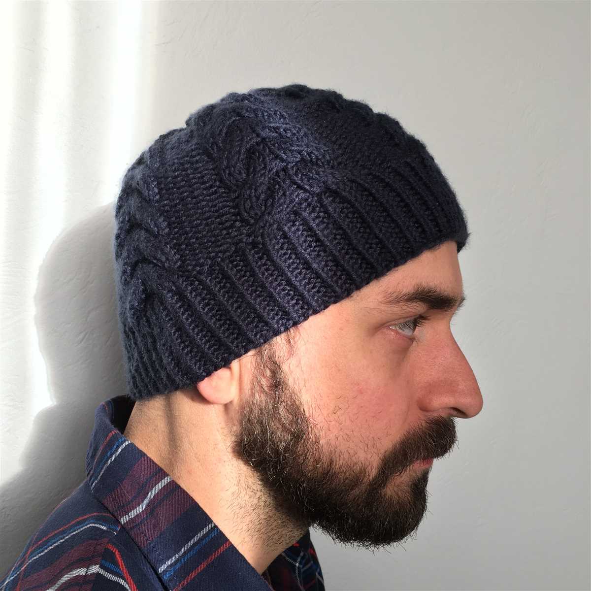 Mens winter hat knitting pattern