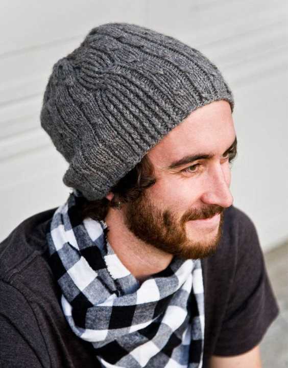 Mens winter hat knitting pattern