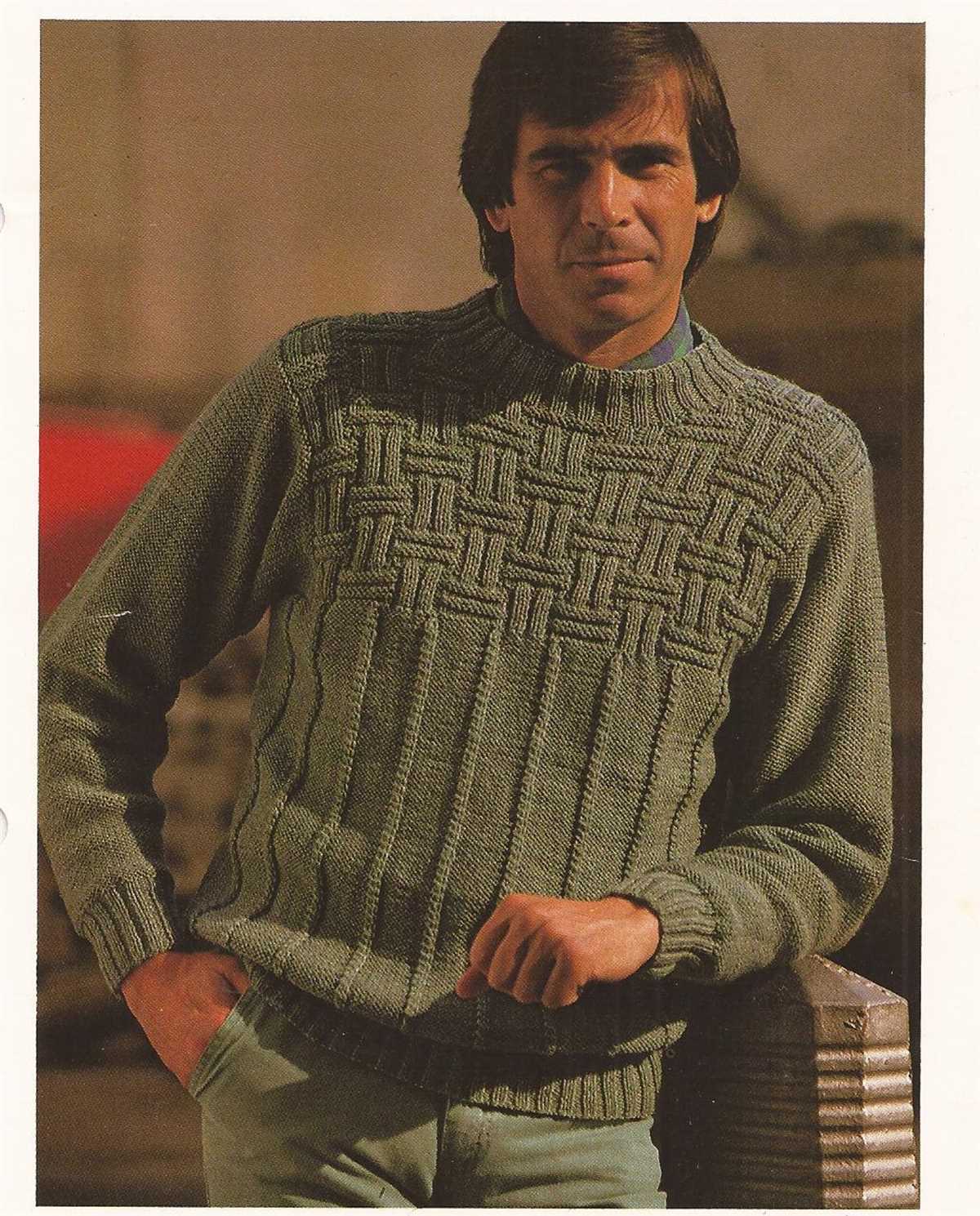 Mens bulky knit sweater patterns