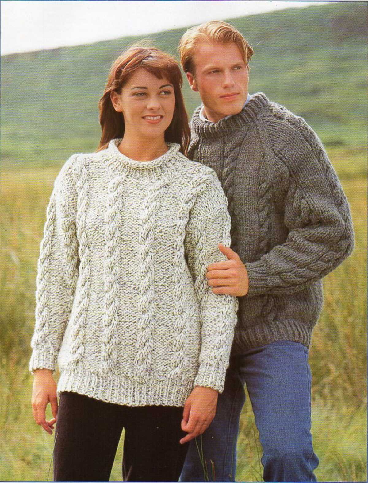 Mens chunky jumper knitting pattern free