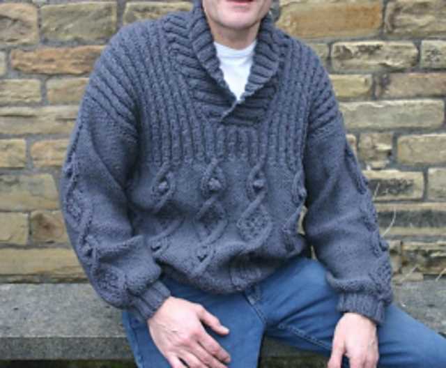 Mens chunky jumper knitting pattern free