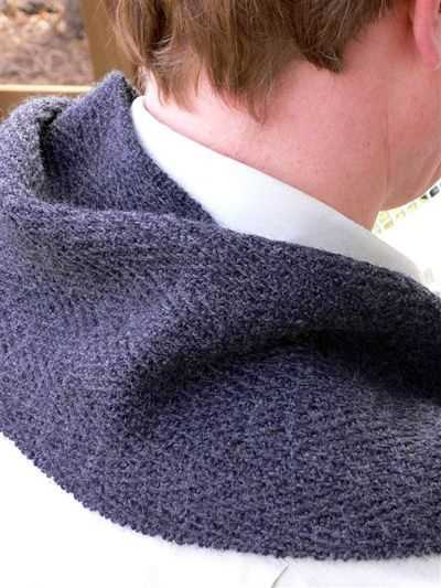 Mens cowl knit pattern