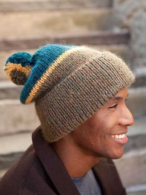 Mens hat free knitting pattern