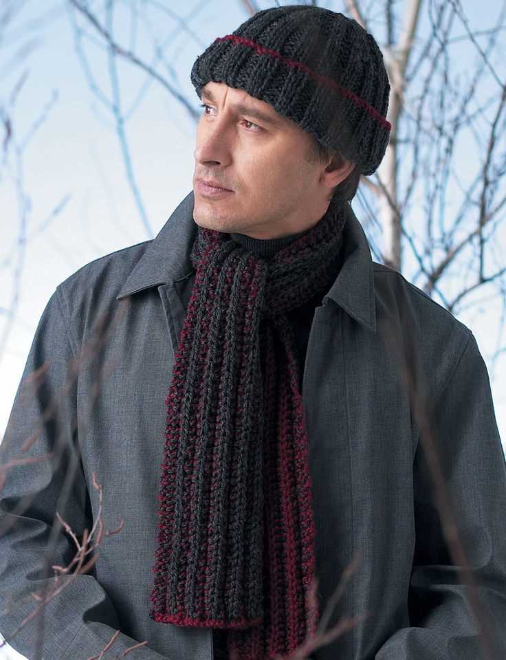 Mens knit scarf pattern easy