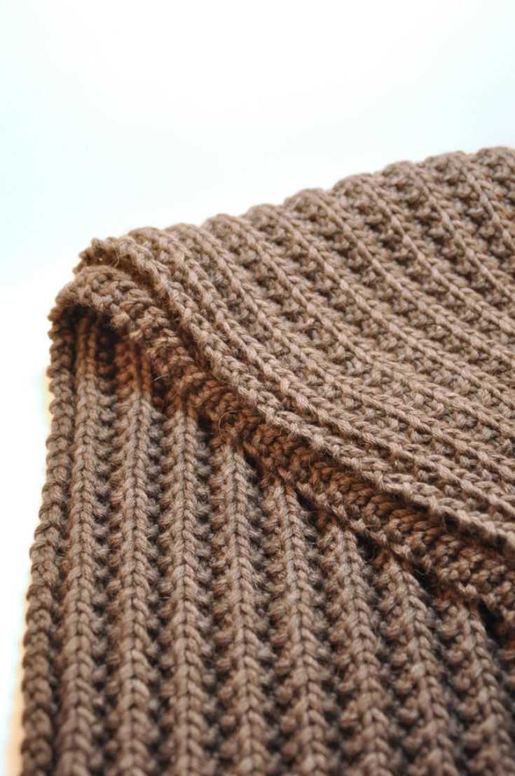 Mens knit scarf pattern easy