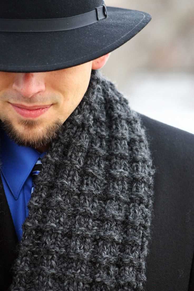 Mens scarf pattern knit free