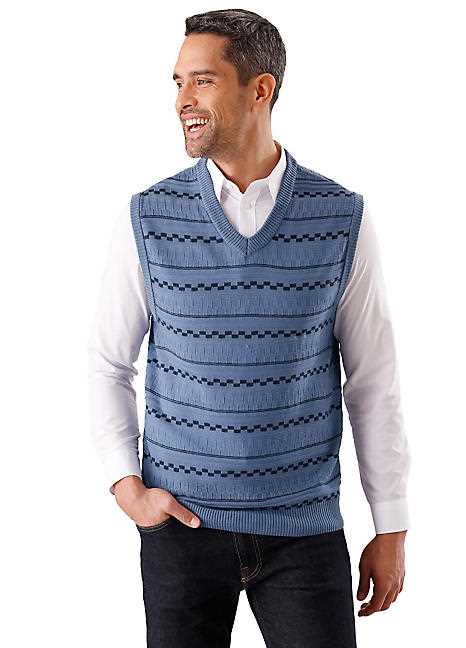 Mens sleeveless jumper knitting pattern