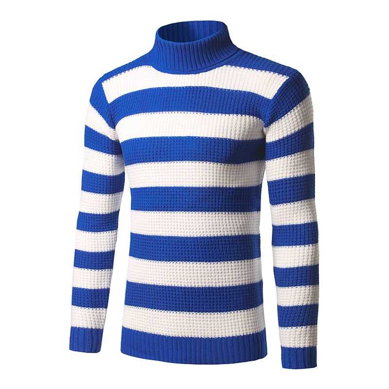 Mens striped sweater knitting pattern