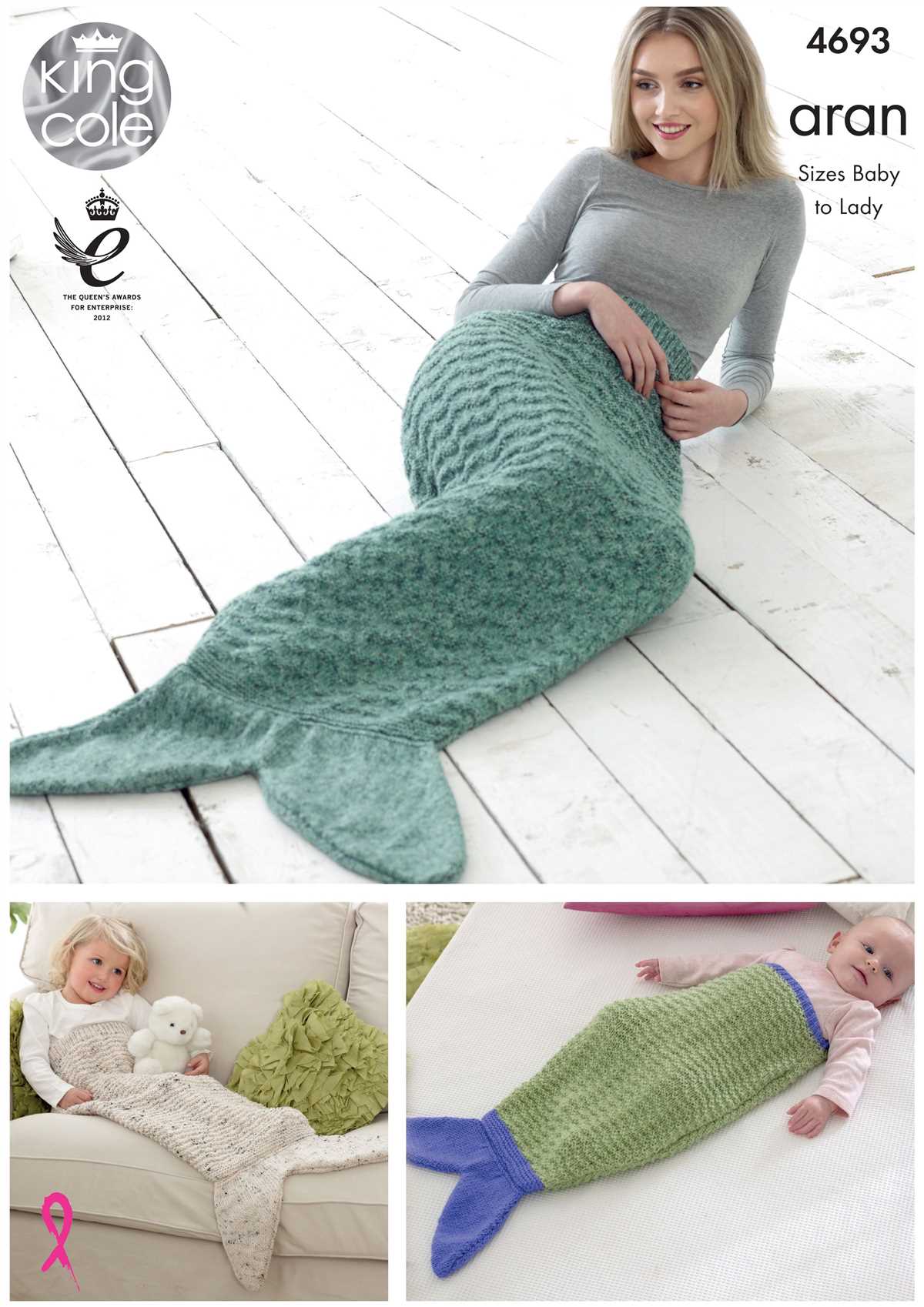 Mermaid blanket knitting pattern