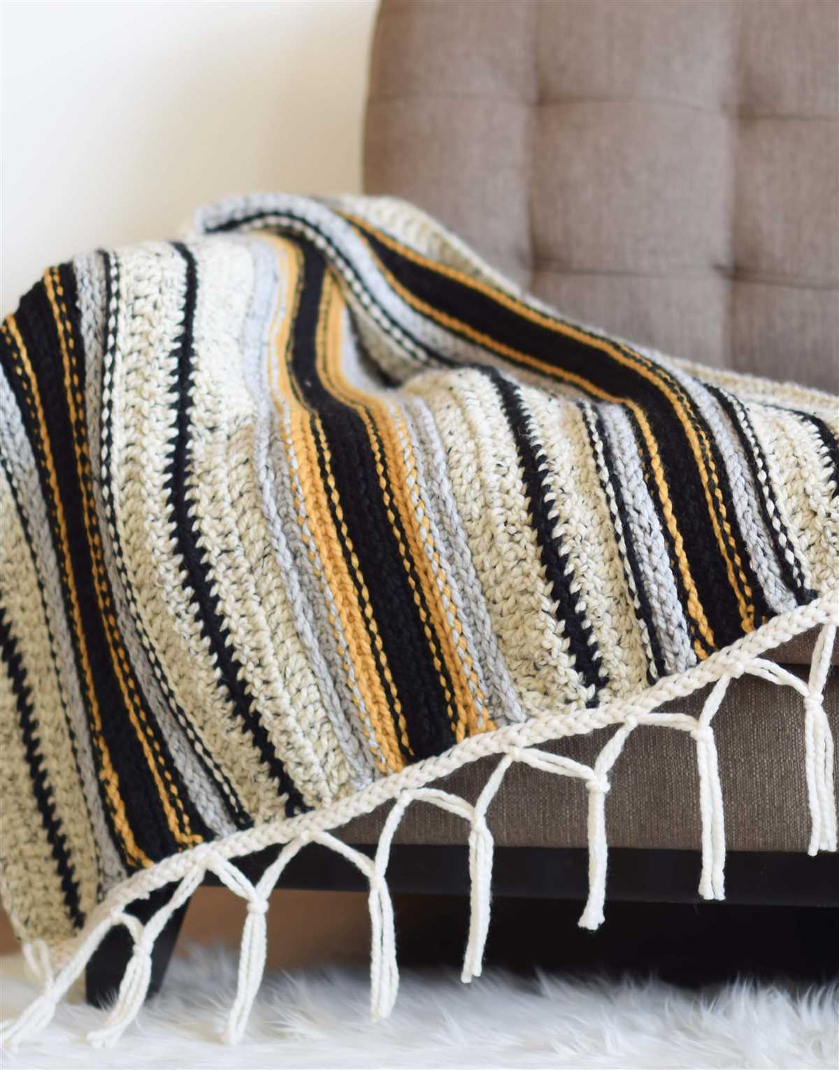 Mexican blanket knitting pattern