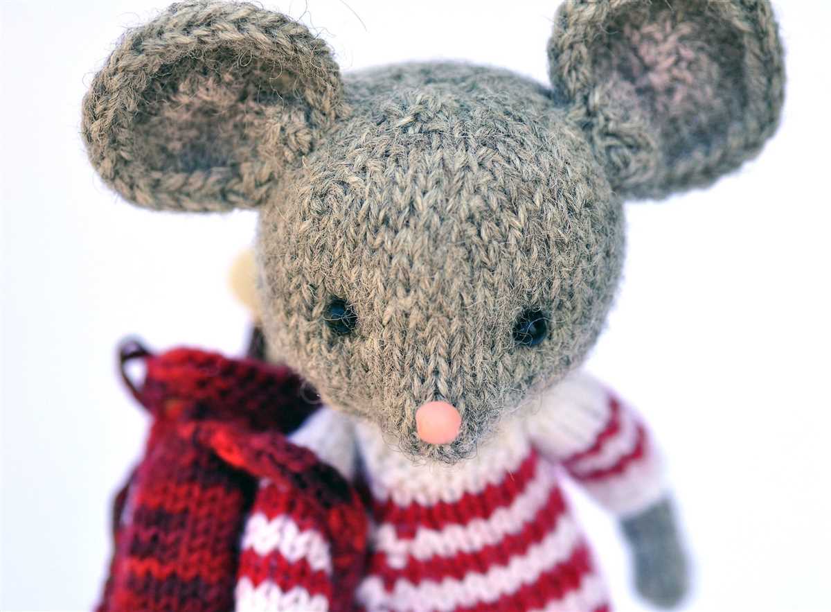 Mouse knit pattern