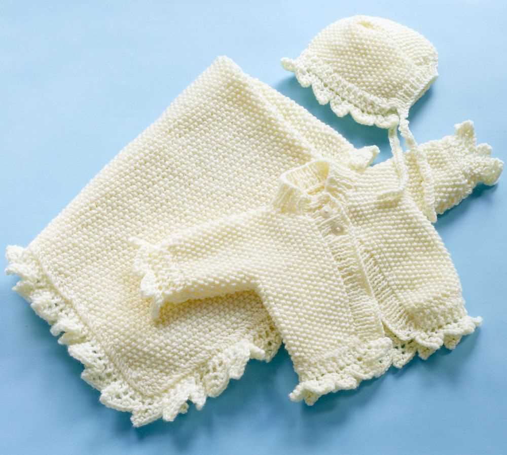 Newborn layette knitting patterns free