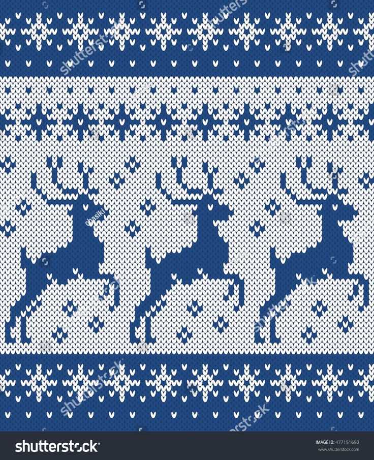 Norwegian snowflake knitting pattern