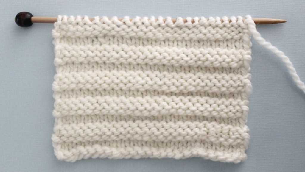 One row scarf knitting pattern