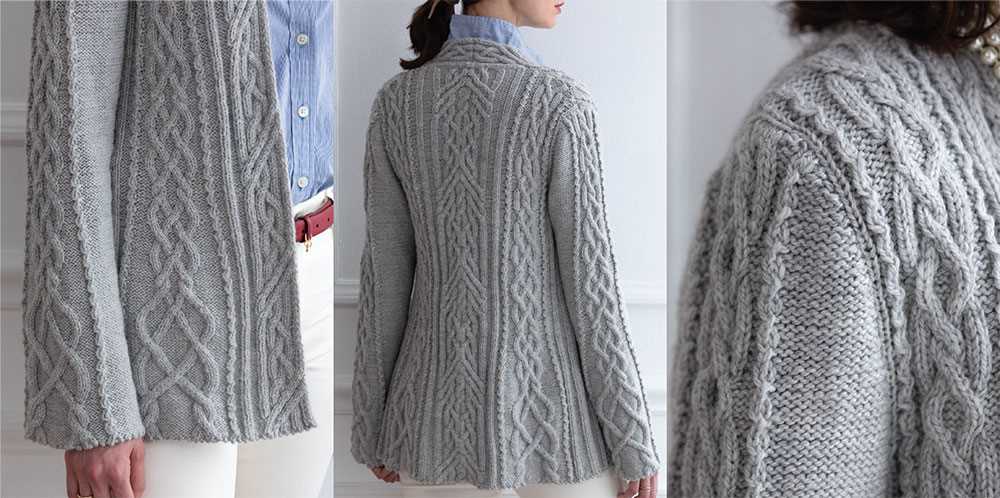 One piece cardigan knitting pattern free