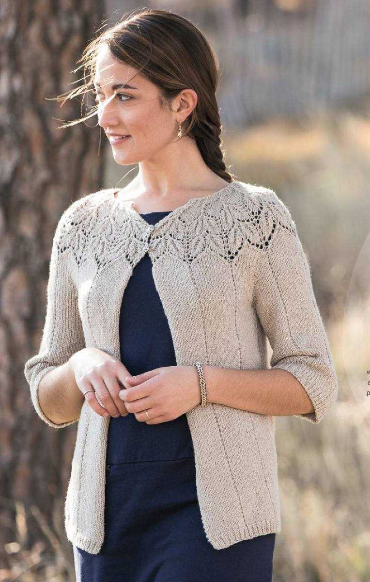 One piece cardigan knitting pattern free