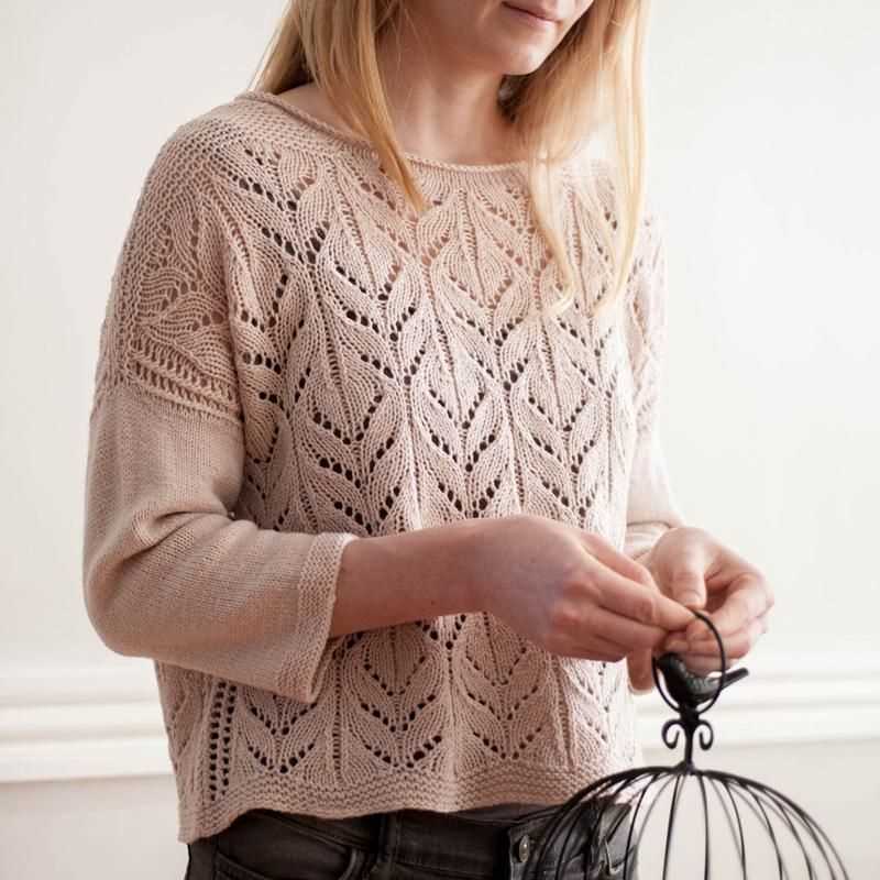 Oversize knitting pattern