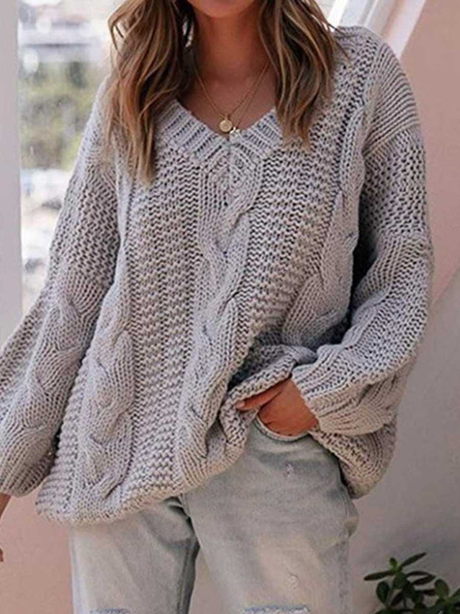 Oversize knitting pattern