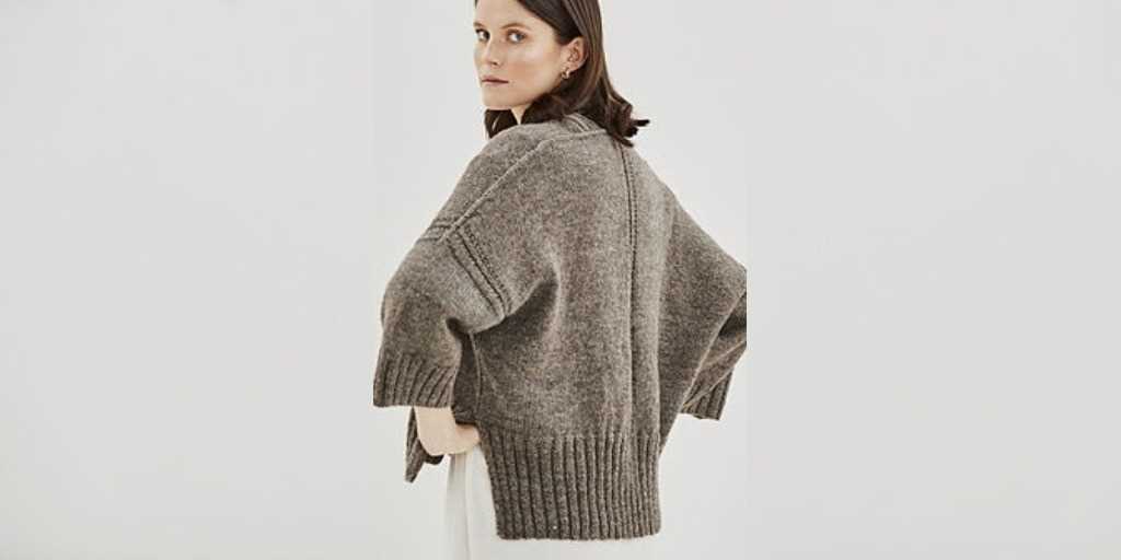 Oversize knitting pattern