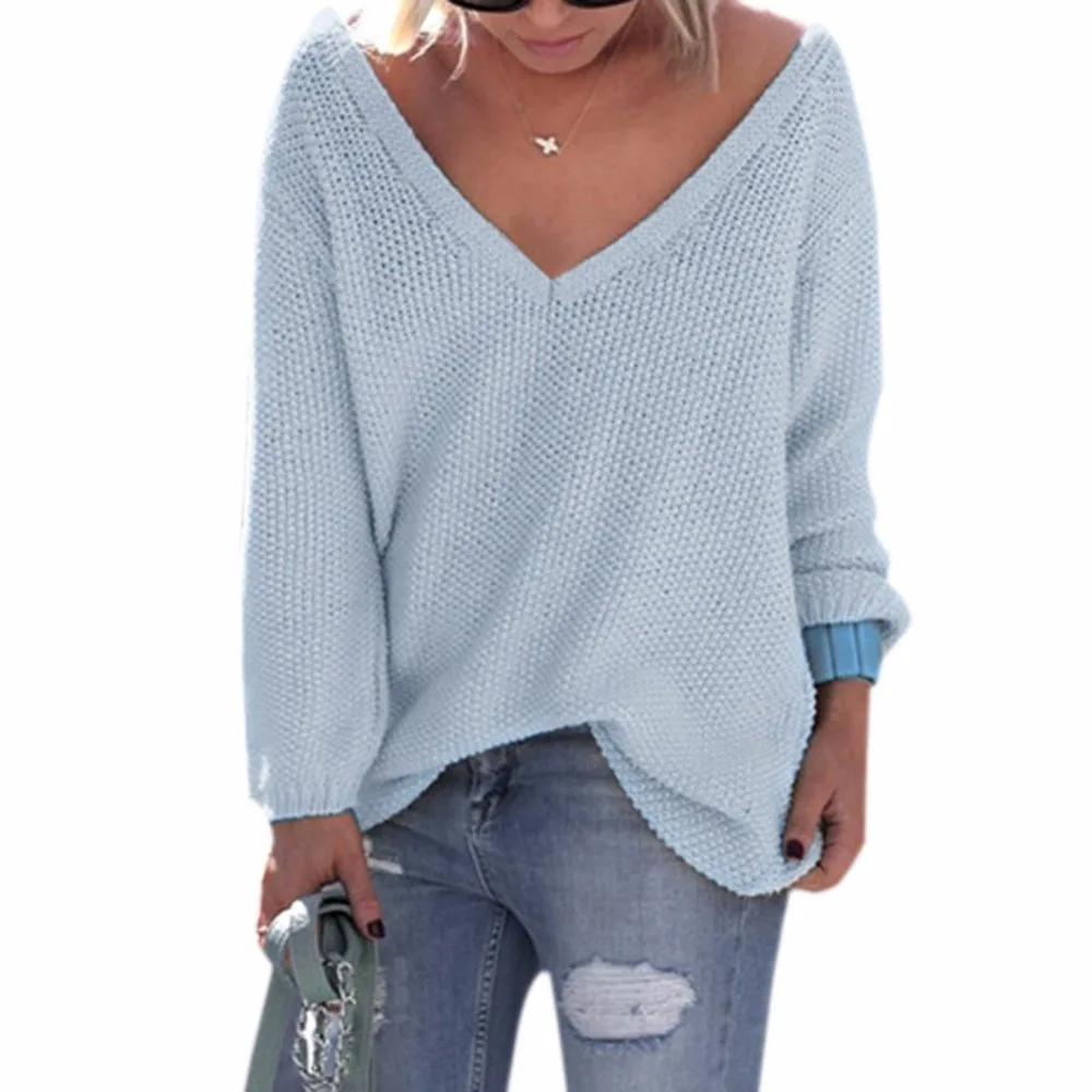 Oversized v neck sweater knitting pattern