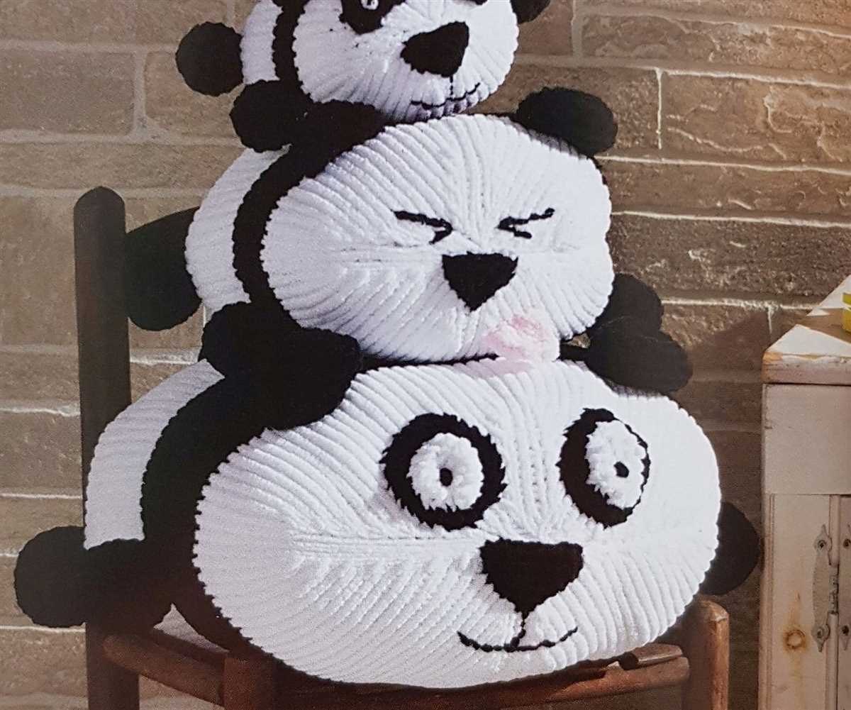 Panda knitting patterns free