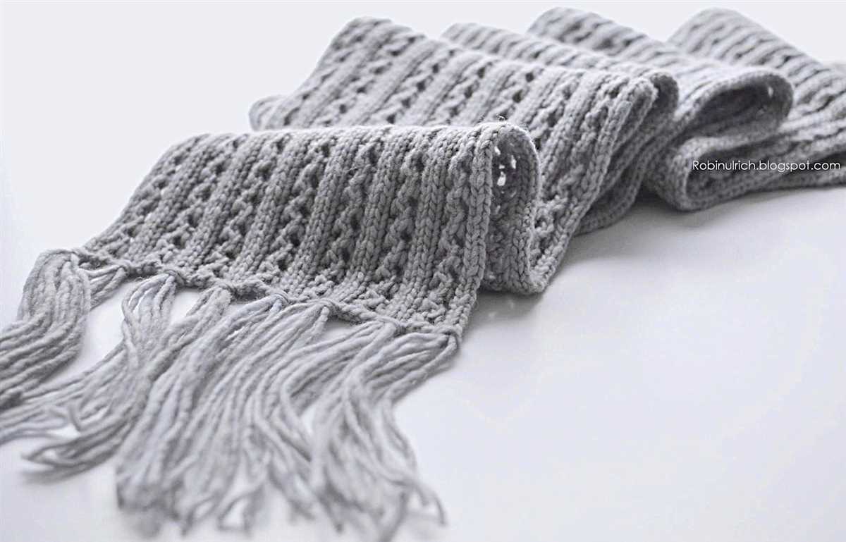 Pashmina knitting pattern free