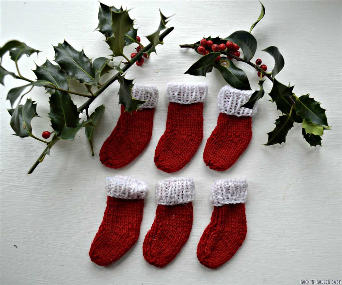 Pattern for christmas stocking knit