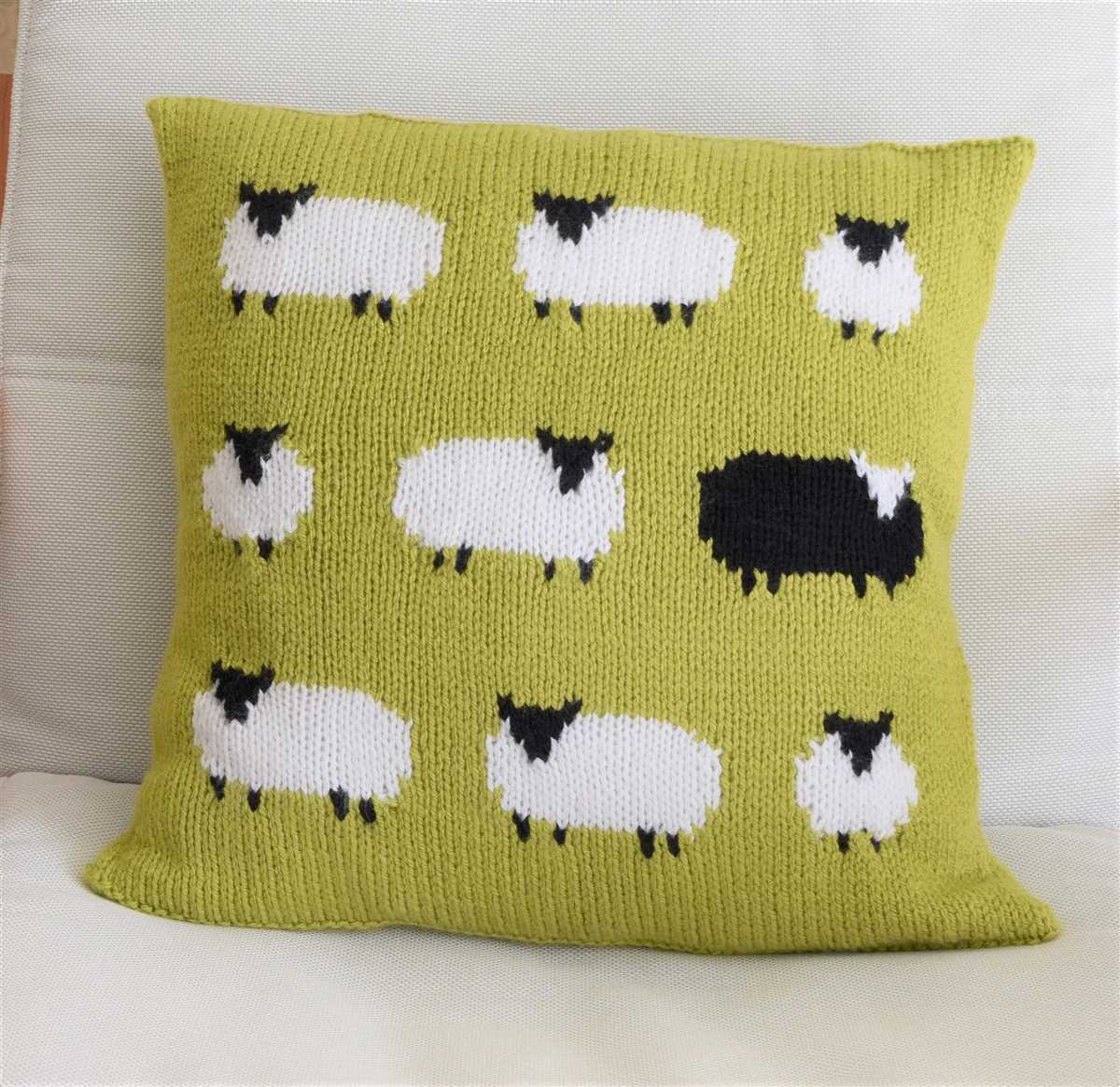 Pillow knitting pattern