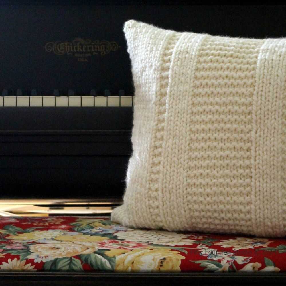 Pillow knitting pattern