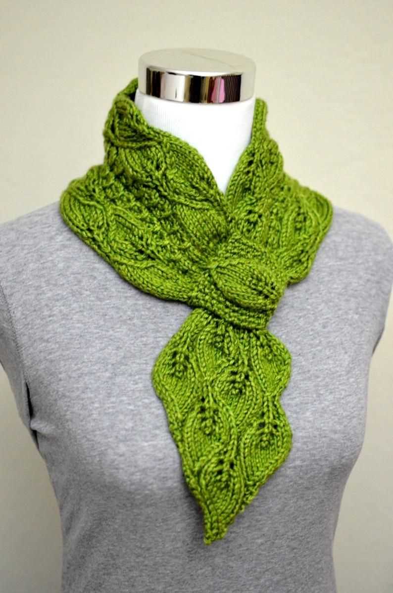 Plain scarf knitting pattern