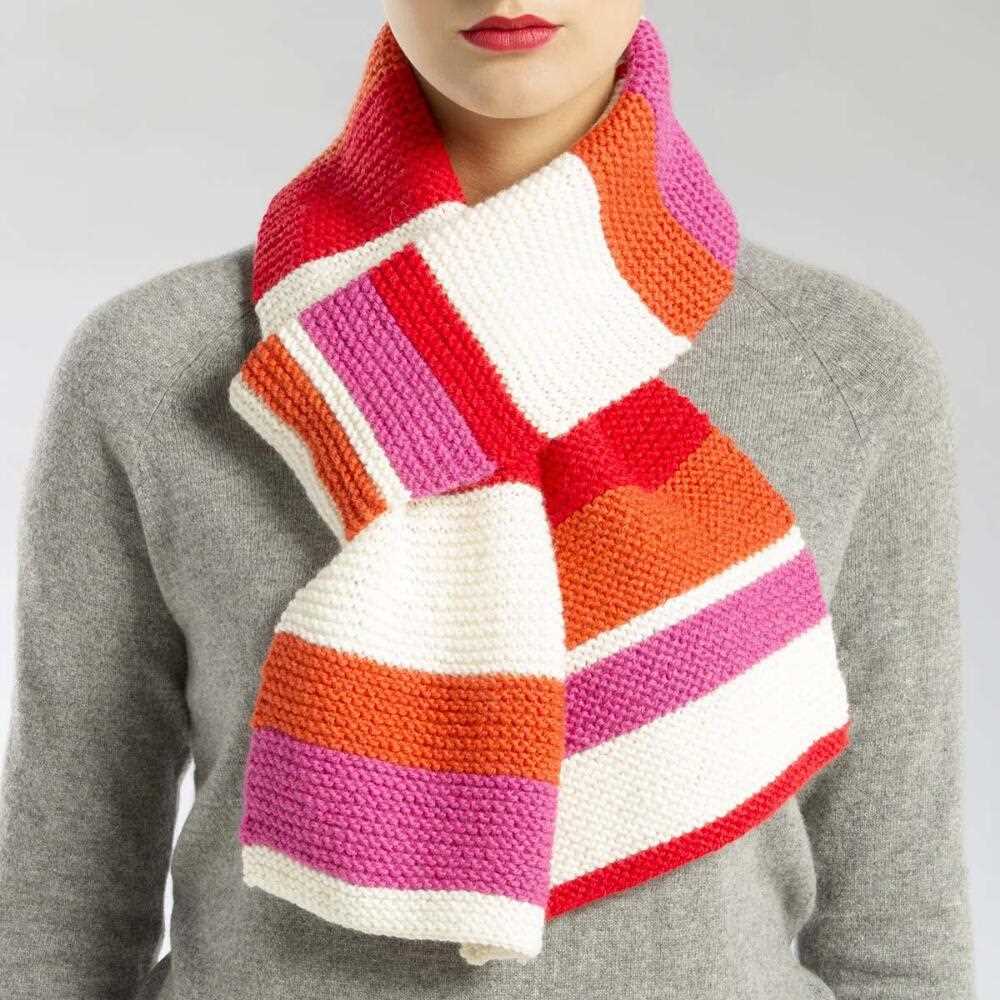 Plain scarf knitting pattern