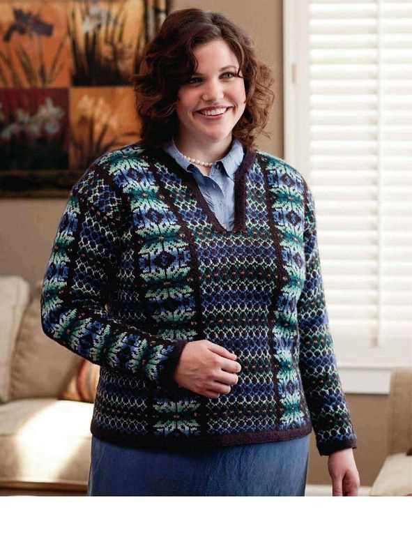 Plus size knit sweater patterns free