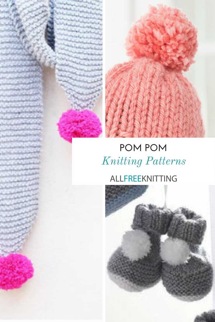 Pom pom knitting patterns