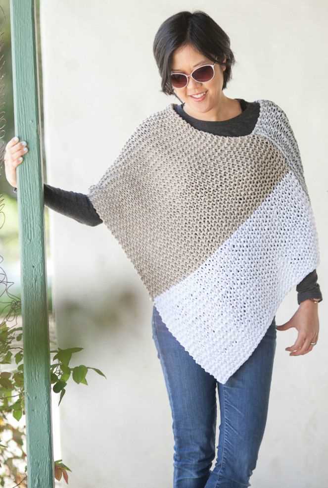 Poncho knitting patterns for ladies