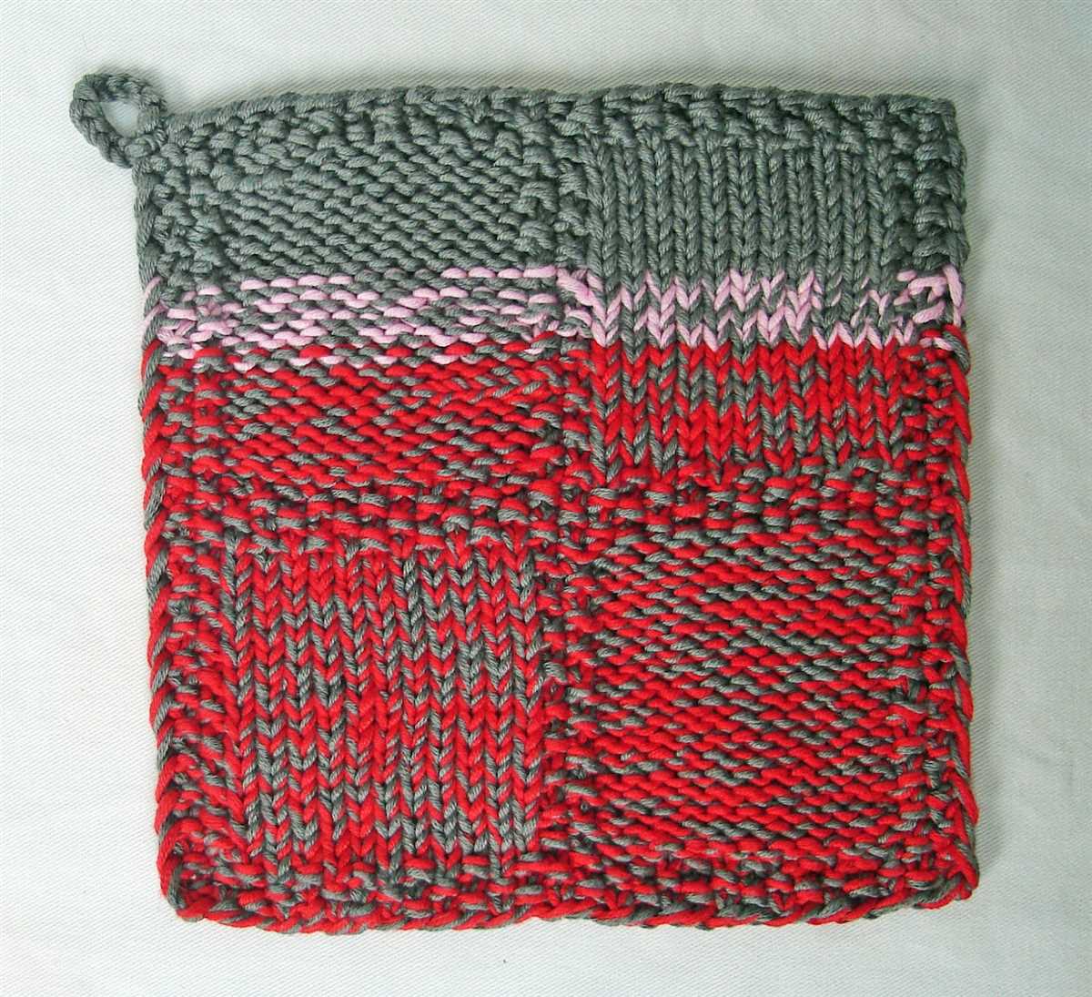 Pot holder knitting pattern beginners