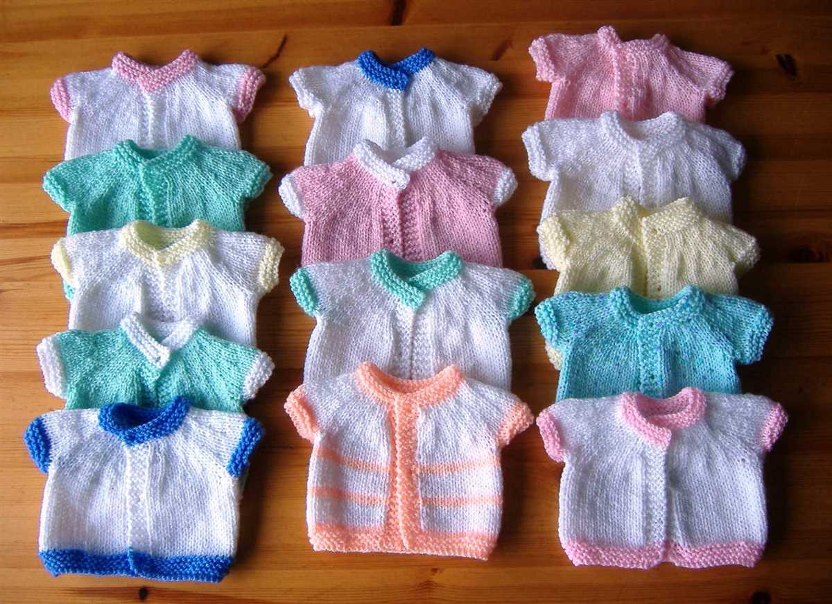 Preemie sweater patterns knit