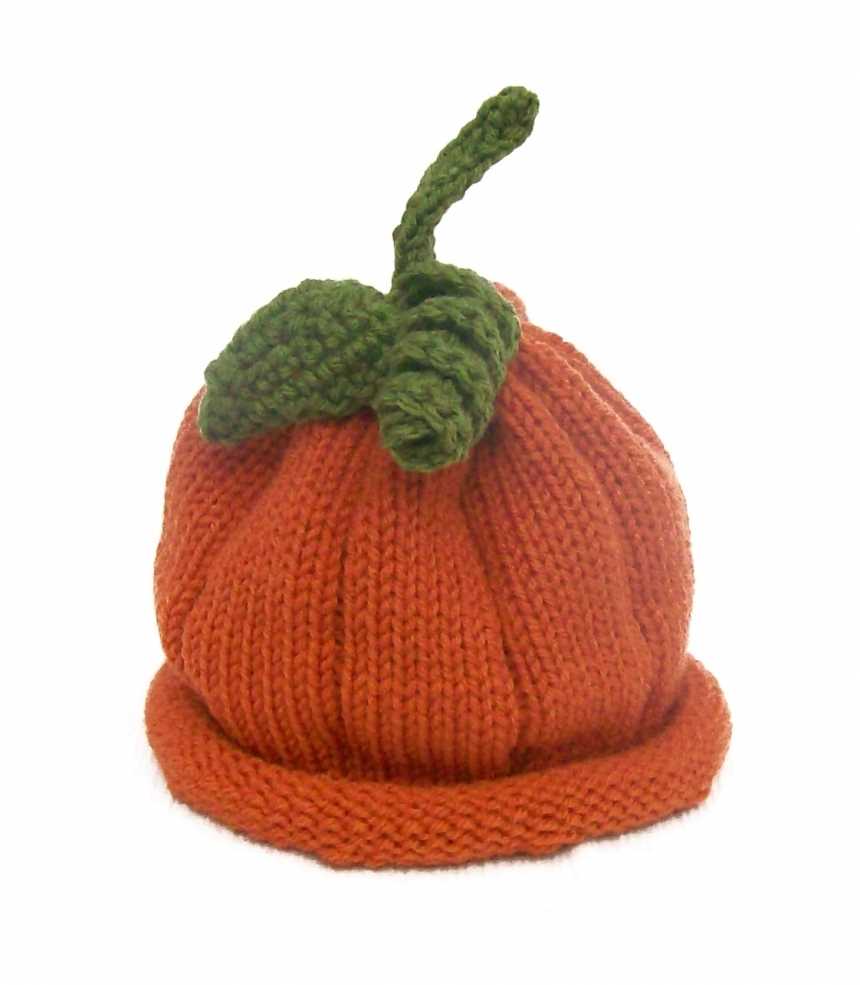 Pumpkin knit hat pattern