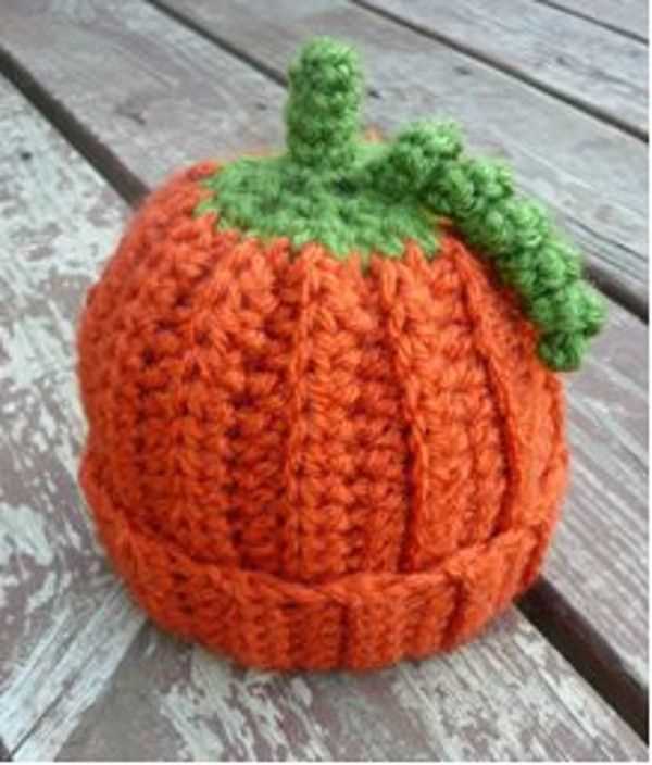 Pumpkin knit hat pattern