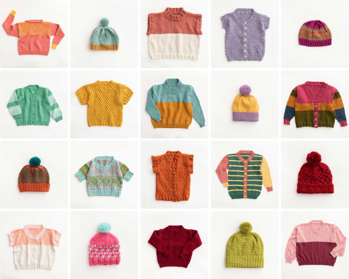 Random knitting pattern generator