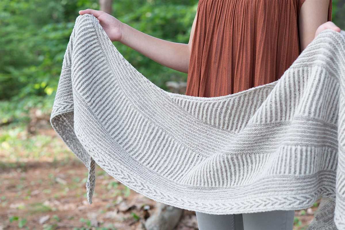 Reading shawl with pockets knitting pattern