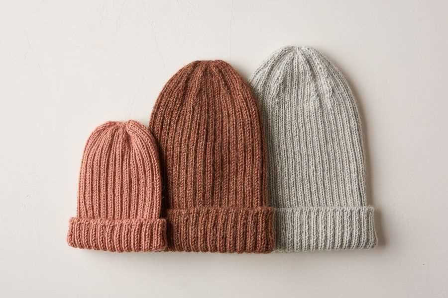 Ribbed beanie knitting pattern free