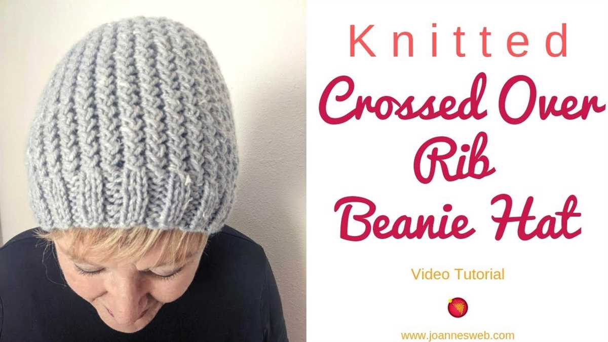 Ribbed beanie knitting pattern free