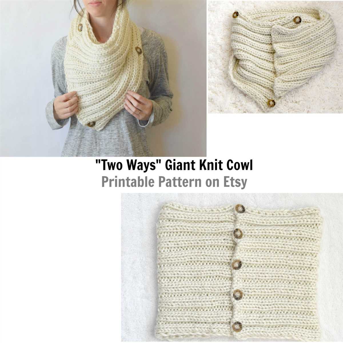 Ribbed knitted scarf pattern free