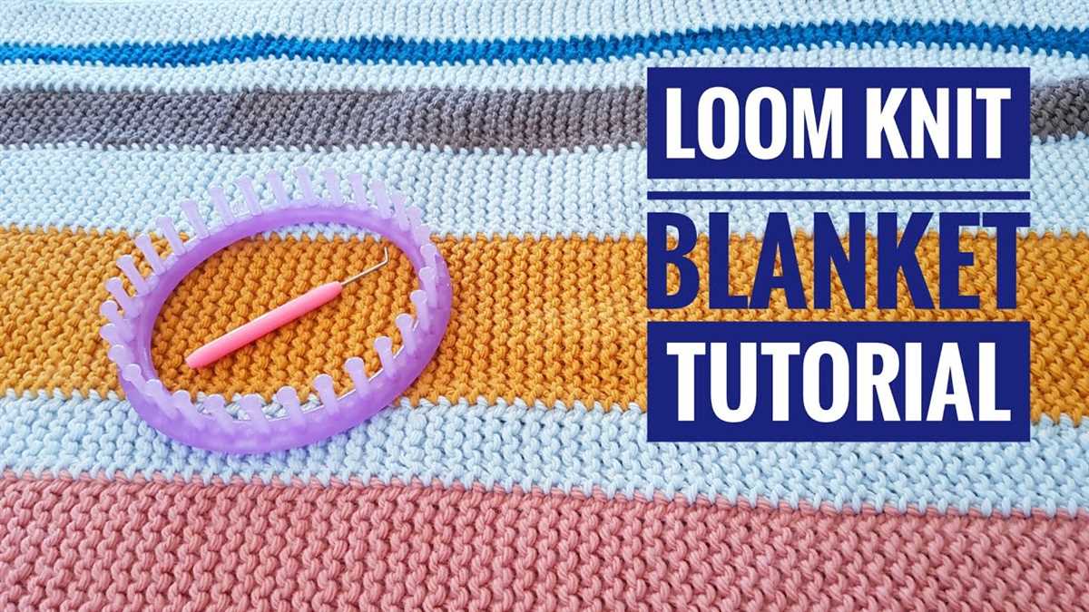 Round loom knitting blanket patterns for beginners